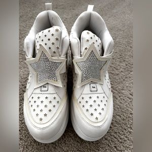 ESQAPE cream platform star rave shoes